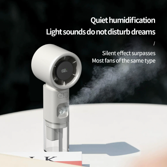 HX-F338 High Speed Humidification Handheld Fan