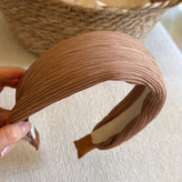 Solid Crinkle Headband