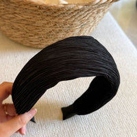 Solid Crinkle Headband