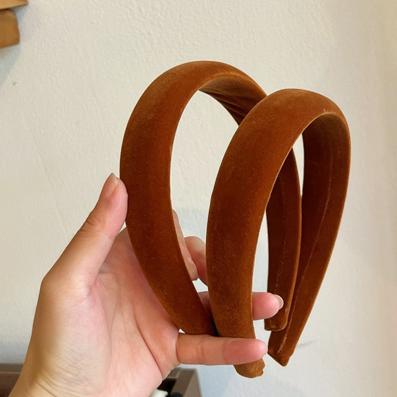 Pumpkin Velvet Headband