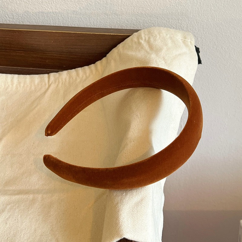 Pumpkin Velvet Headband