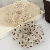 Sheer Polka Dots Scrunchie