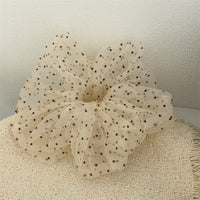 Sheer Polka Dots Scrunchie