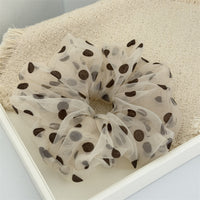 Sheer Polka Dots Scrunchie