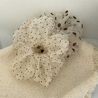Sheer Polka Dots Scrunchie