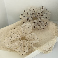 Sheer Polka Dots Scrunchie
