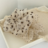 Sheer Polka Dots Scrunchie