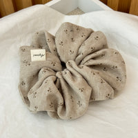 Small Floral Knit Scrunchie