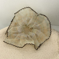 Sheer Plaid Scrunchie