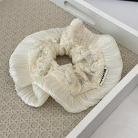 Cotton Embroidery Scrunchie