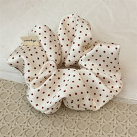 Red Polka Dots Scrunchie