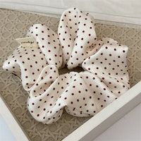 Red Polka Dots Scrunchie
