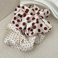 Red Polka Dots Scrunchie