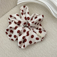 Red Polka Dots Scrunchie