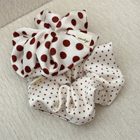 Red Polka Dots Scrunchie