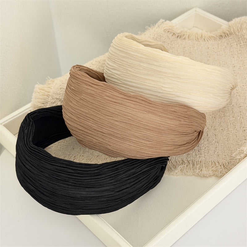 Solid Crinkle Headband