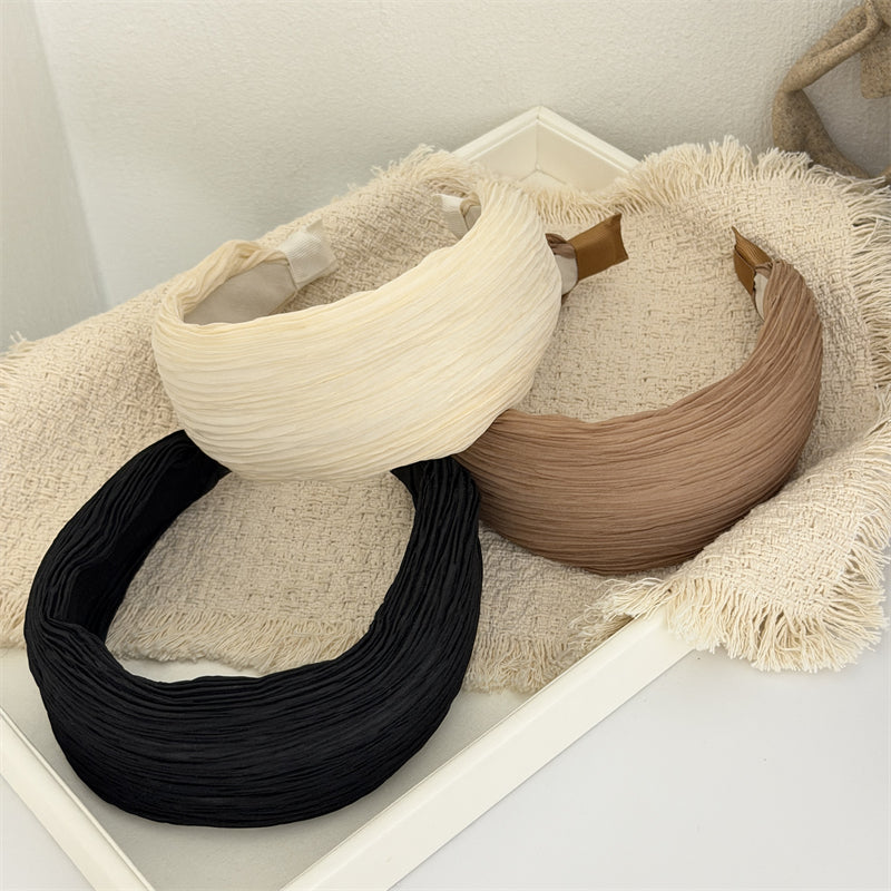 Solid Crinkle Headband