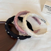 Pearl & Rhinestone Tulle Headband