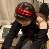 Silky Satin Wide Headband