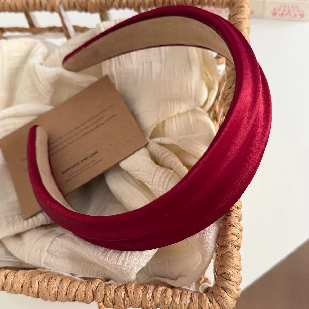 Silky Satin Wide Headband