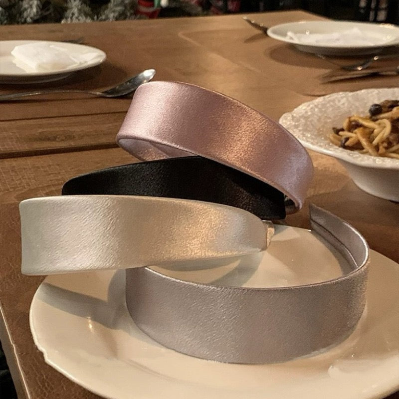 Smooth Silk Wide Headband