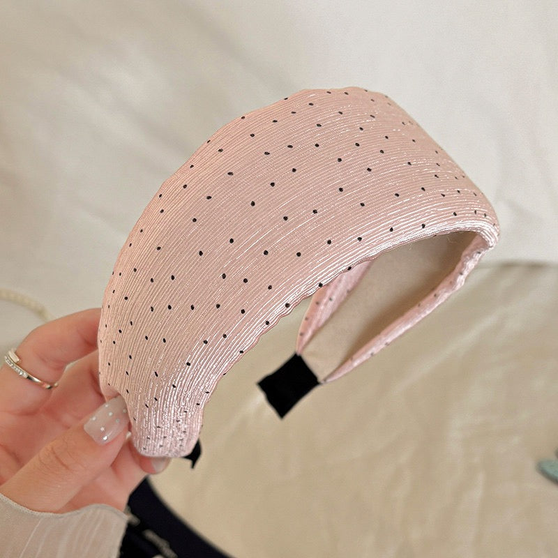 Crinkle Polka Dots Headband