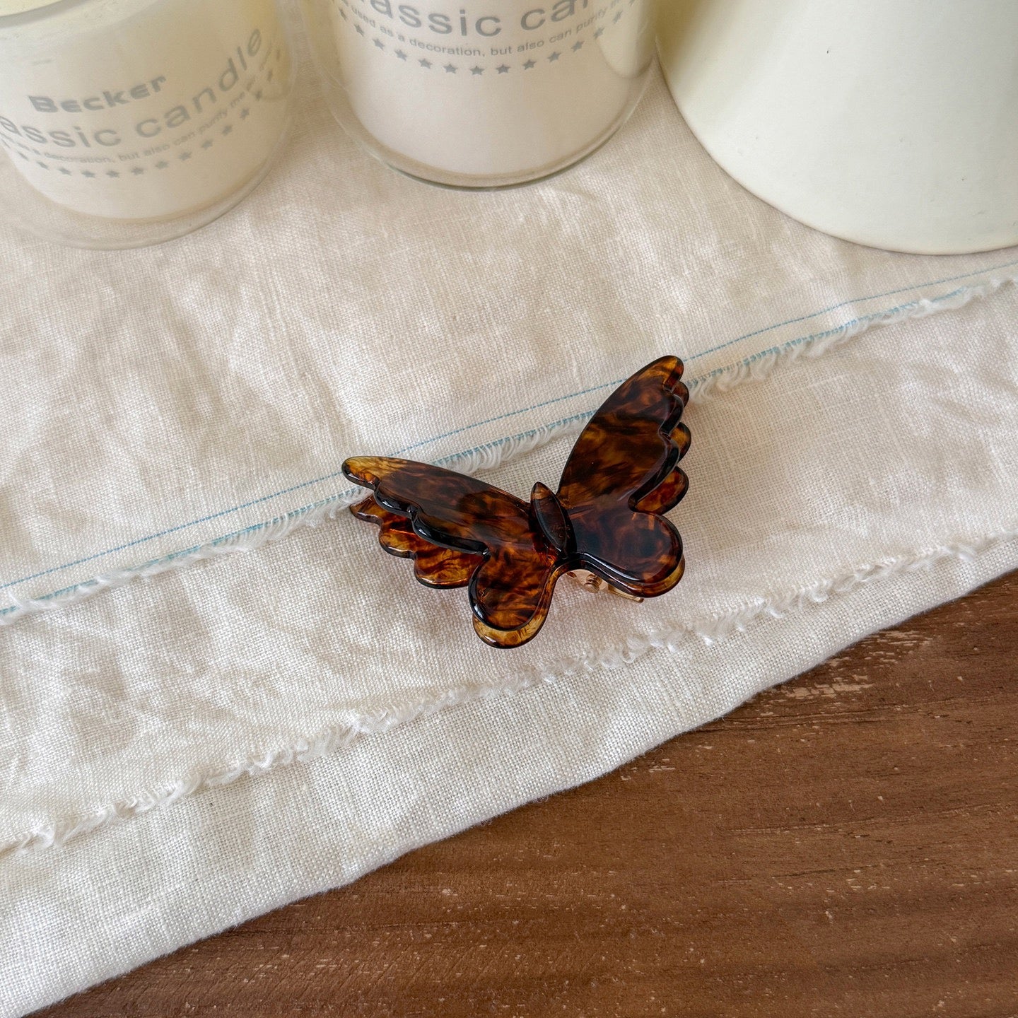 Butterfly Acetate Alligator Clip