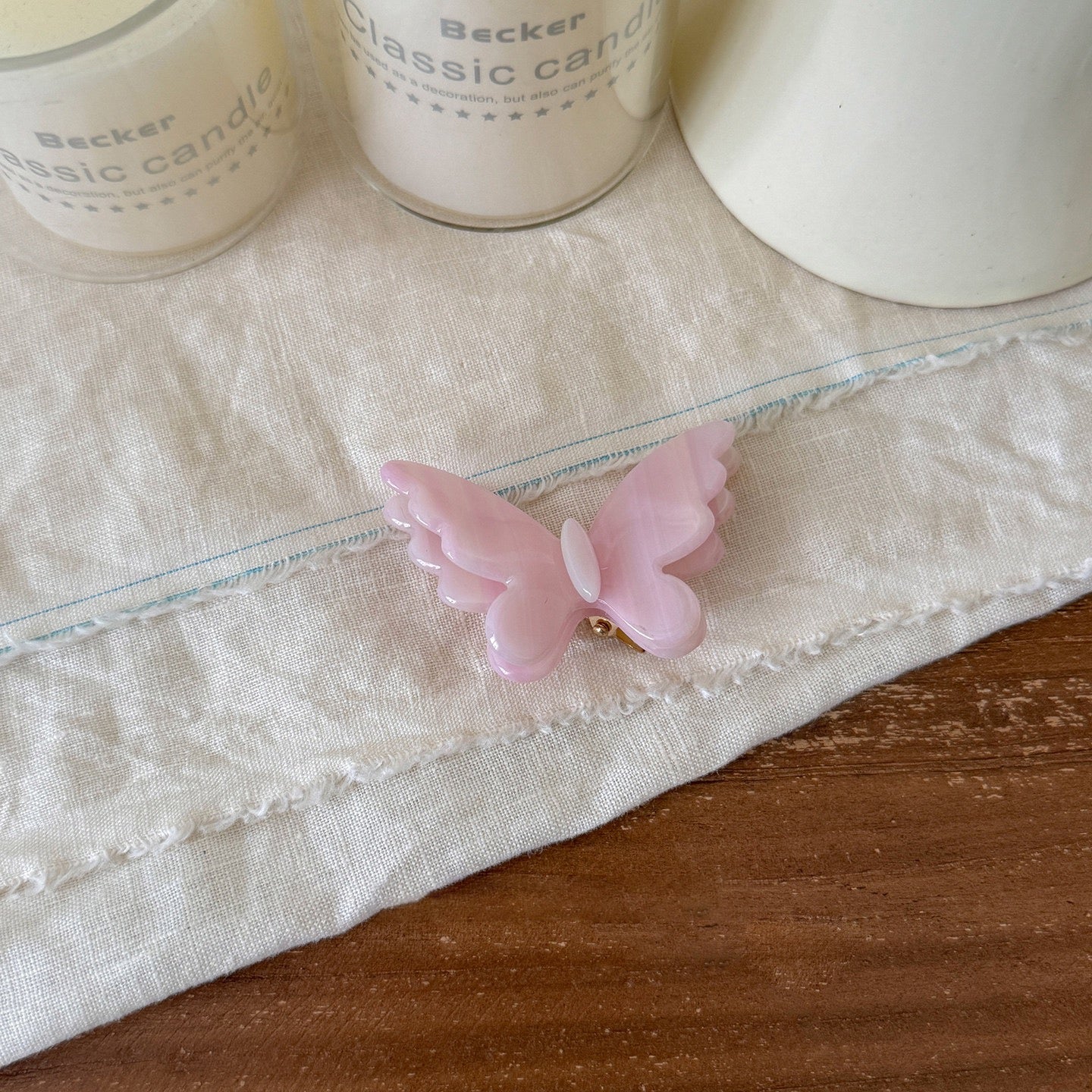 Butterfly Acetate Alligator Clip