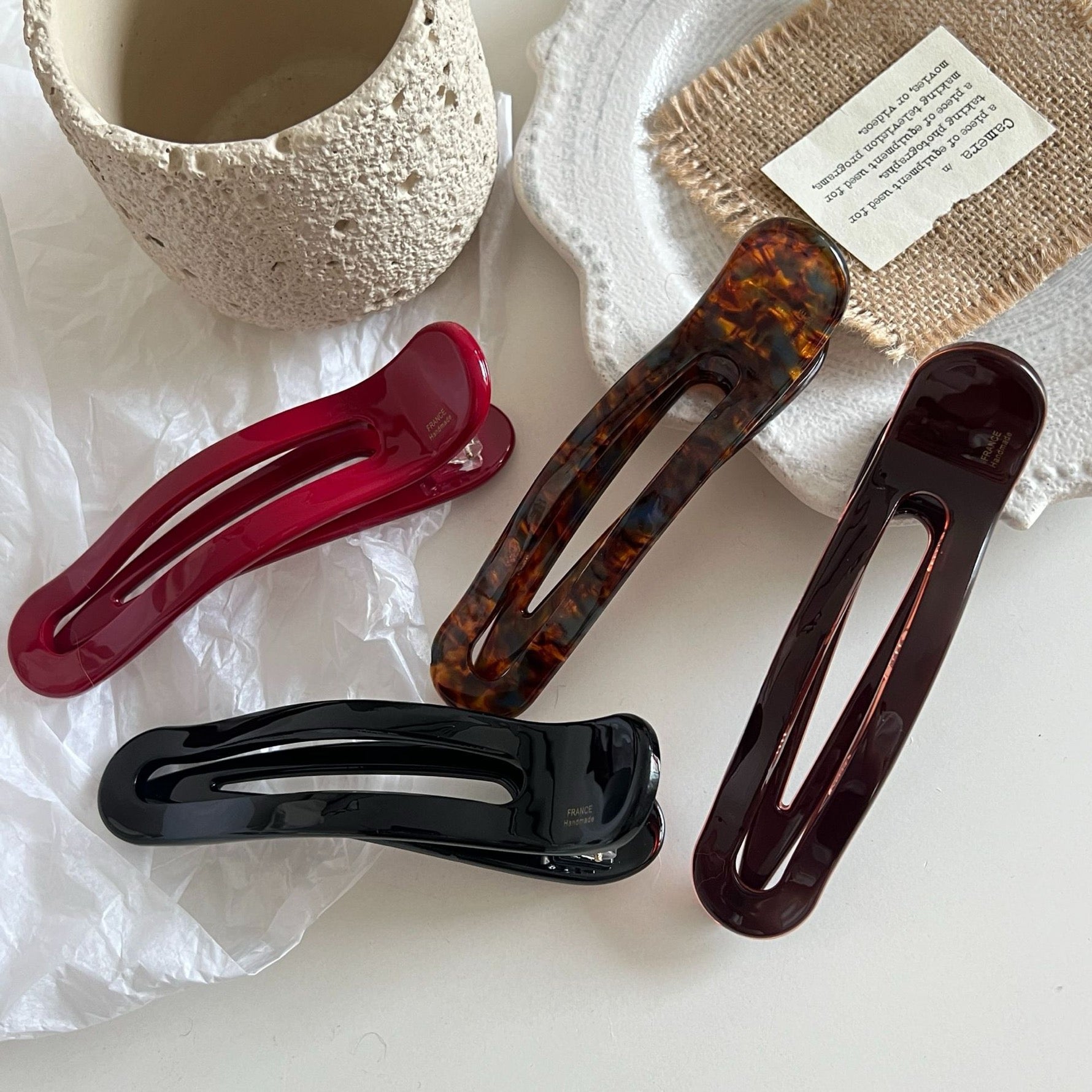 Acetate Duckbill Clip