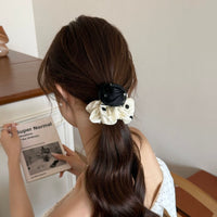 Organza Rose Scrunchie