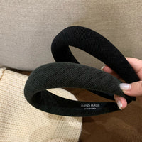 Ribbed Fabric Wide Headband