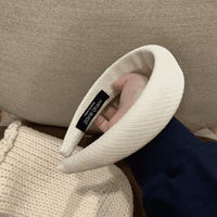 Ribbed Fabric Wide Headband