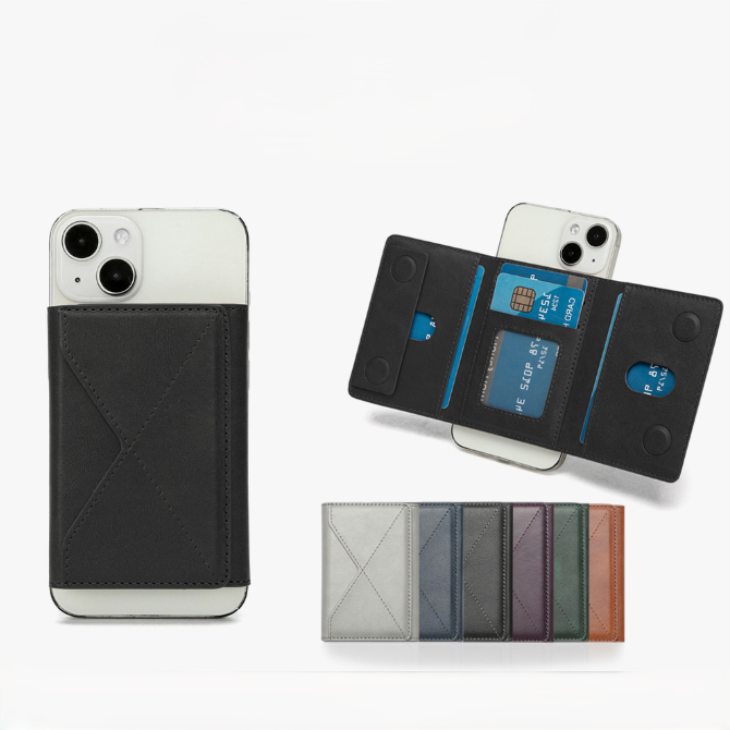 Tri-Fold Magnetic Card Wallet