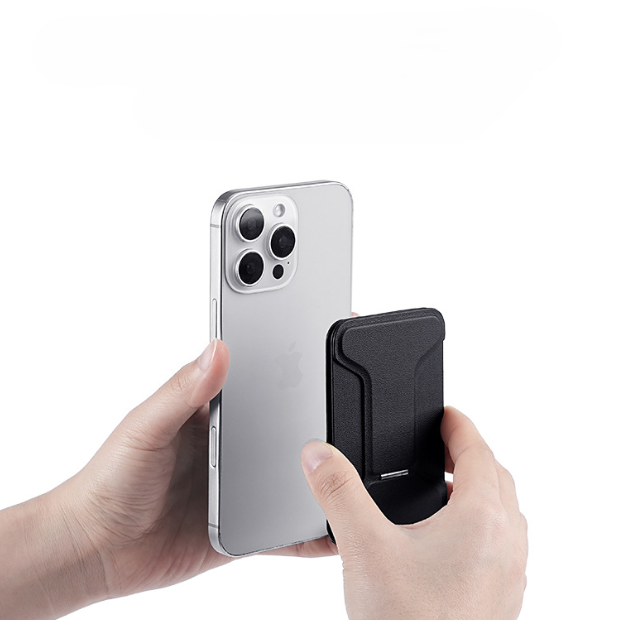 Magnetic Card Holder with Sleeve Stand