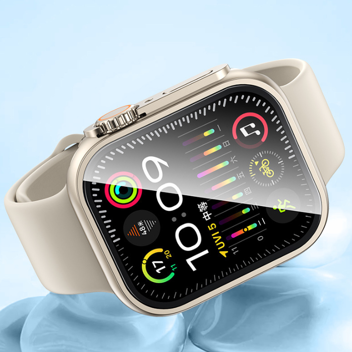 360 Full Cover Tempered Glass Protective Case for Apple Watch