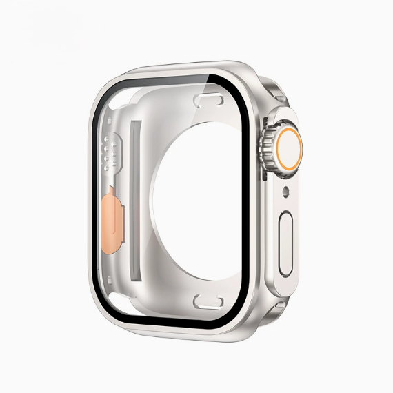 360 Full Cover Tempered Glass Protective Case for Apple Watch