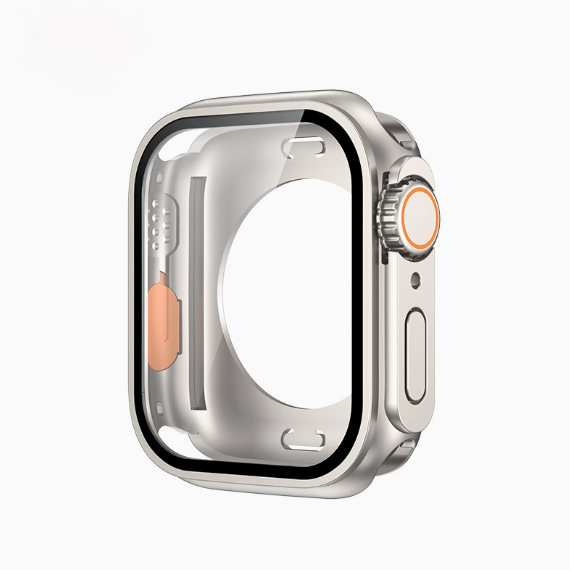 360 Full Cover Tempered Glass Protective Case for Apple Watch
