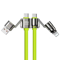 240W 4 in 1 Multi-Function Super Fast Charging Data Cable 1M