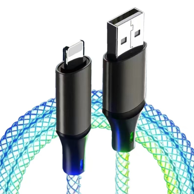 RGB Fast Charging Data Cable Lightning