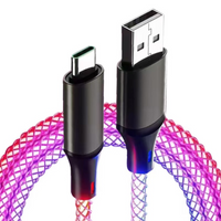 RGB Fast Charging Data Cable Type C