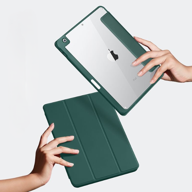 Acrylic Protective Magnetic Flip Case for iPad
