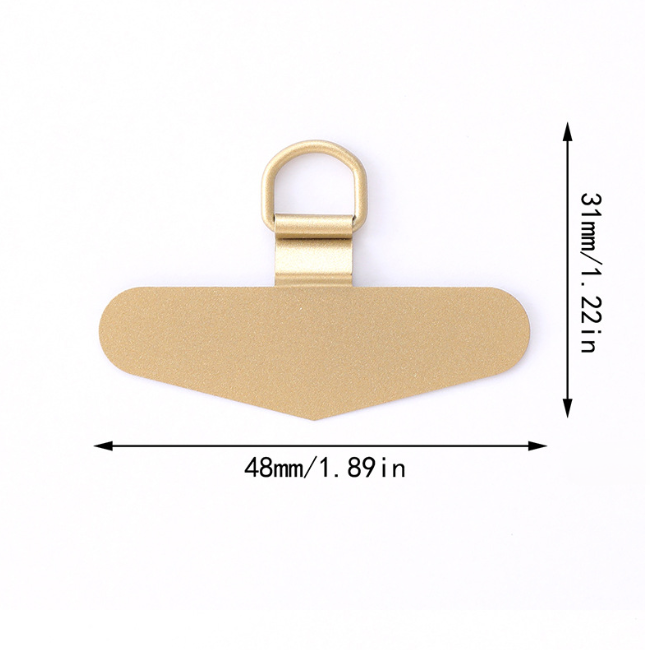 0.65mm Stainless Steel Lanyard Tether Tab