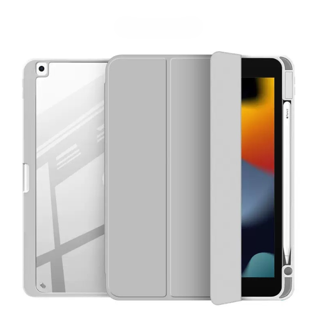 Acrylic Protective Magnetic Flip Case for iPad