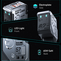 WEKOME WP-U08 Navigator Series 67W USB-A+C+C GaN Charger
