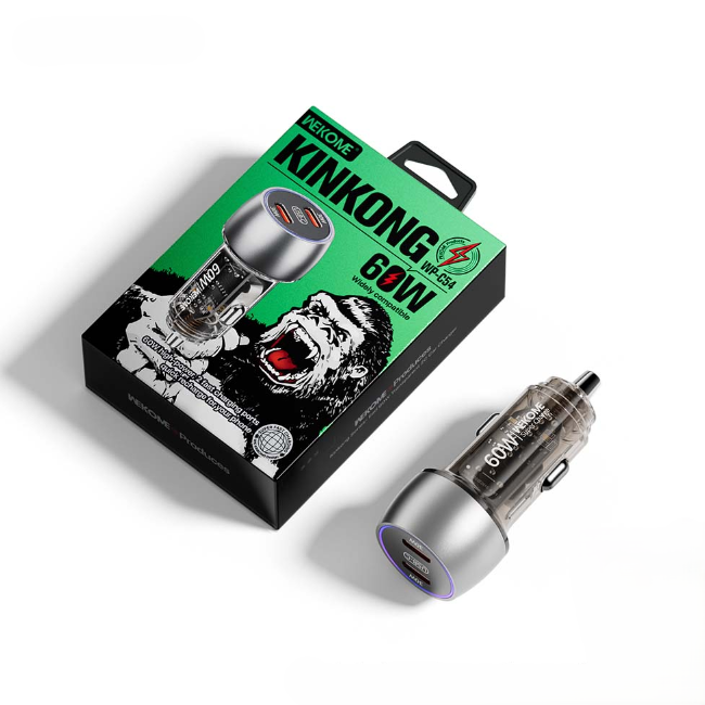 WEKOME WP-C54 Dual USB-C Car Charger