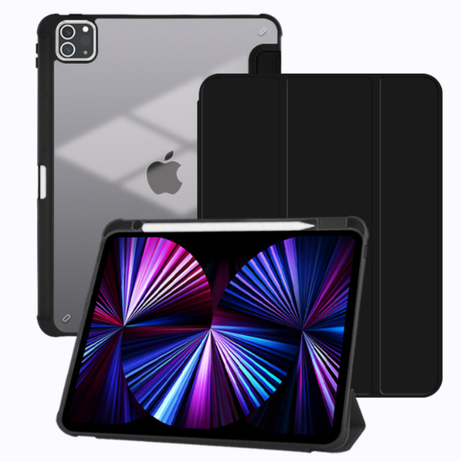Tri-Fold Acrylic Protective Case for iPad