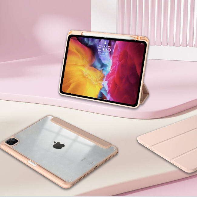 Tri-Fold Acrylic Protective Case for iPad