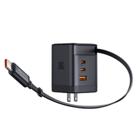 Mcdodo CH-845 FreeGO 100W GaN Charger with Built-In Retractable Cable