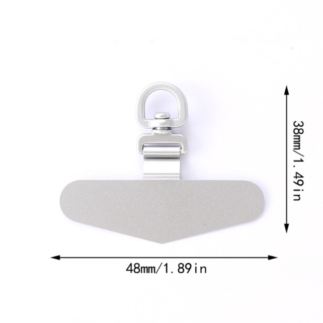0.65mm 360° Rotatable Stainless Steel Lanyard Tether Tab