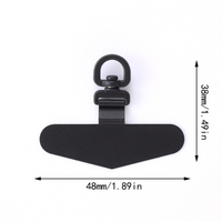 0.65mm 360° Rotatable Stainless Steel Lanyard Tether Tab